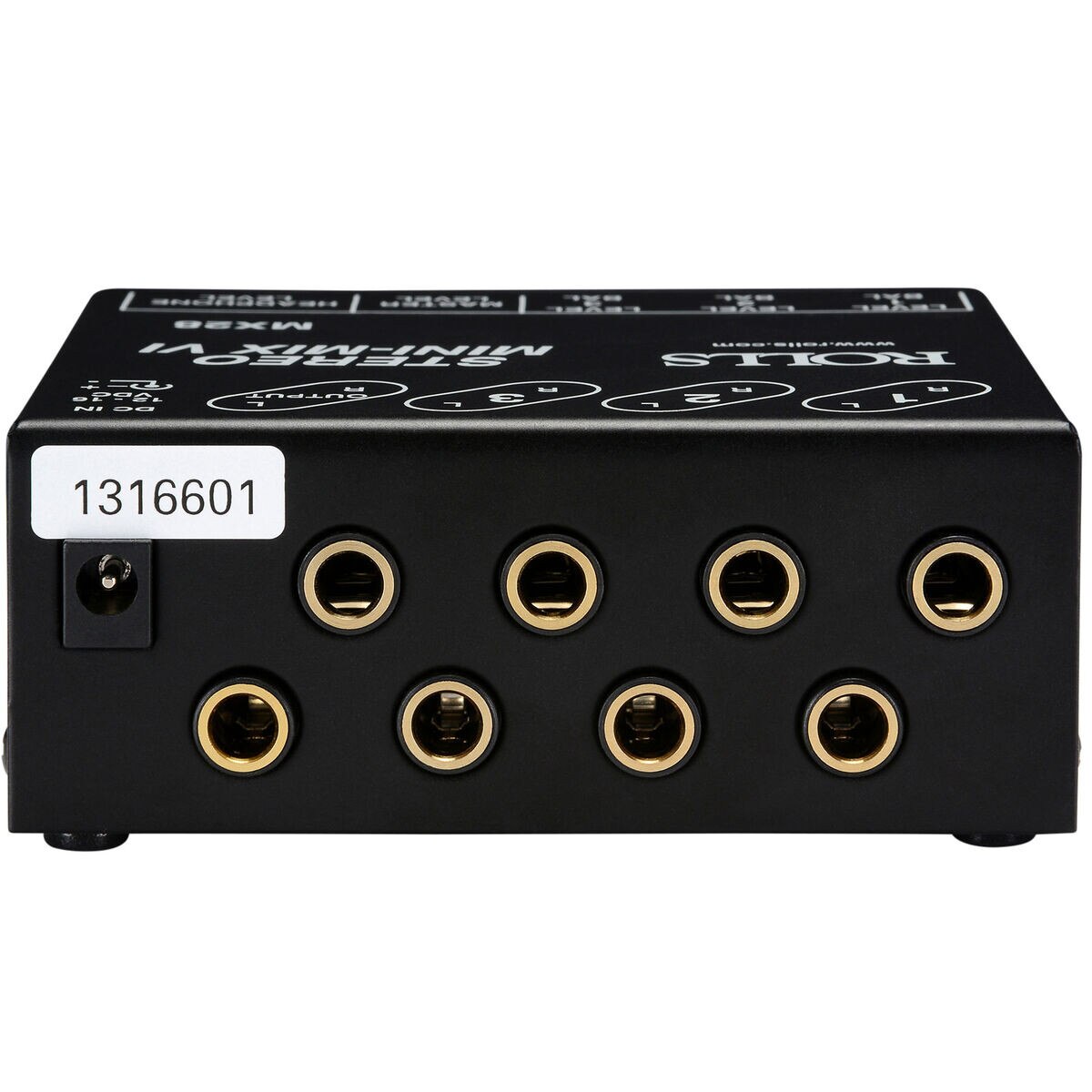 Rolls MX28 MiniMix VI 3 Channel Stereo Mini Line Mixer